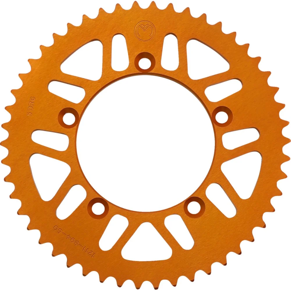 Corona Posteriore In Alluminio 50 Denti Catena 420 Orange Moose Offroad Hard Parts