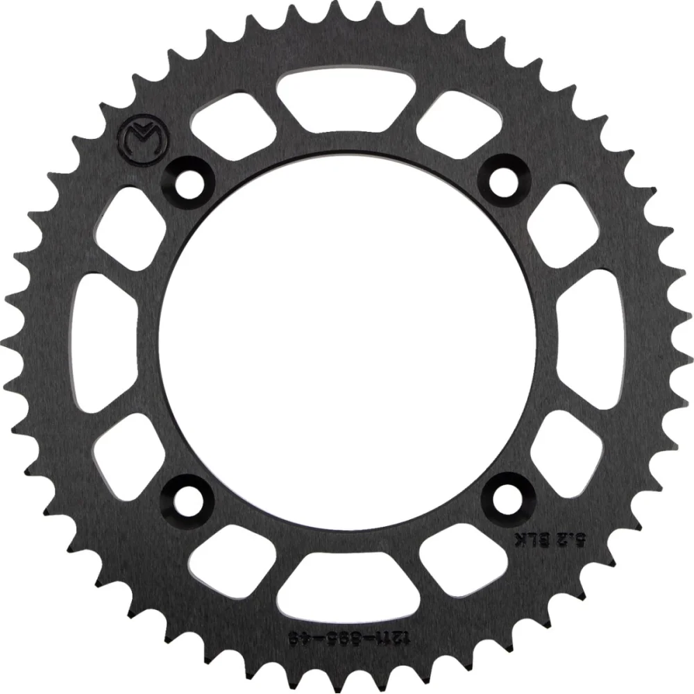 Corona Posteriore In Alluminio 49 Denti Catena 428 Black Moose Offroad Hard Parts