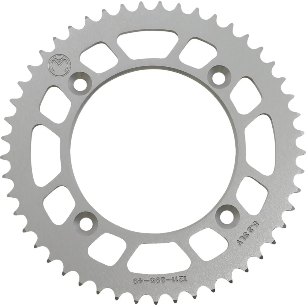Corona Posteriore In Alluminio 49 Denti Catena 520 Silver Moose Offroad Hard Parts
