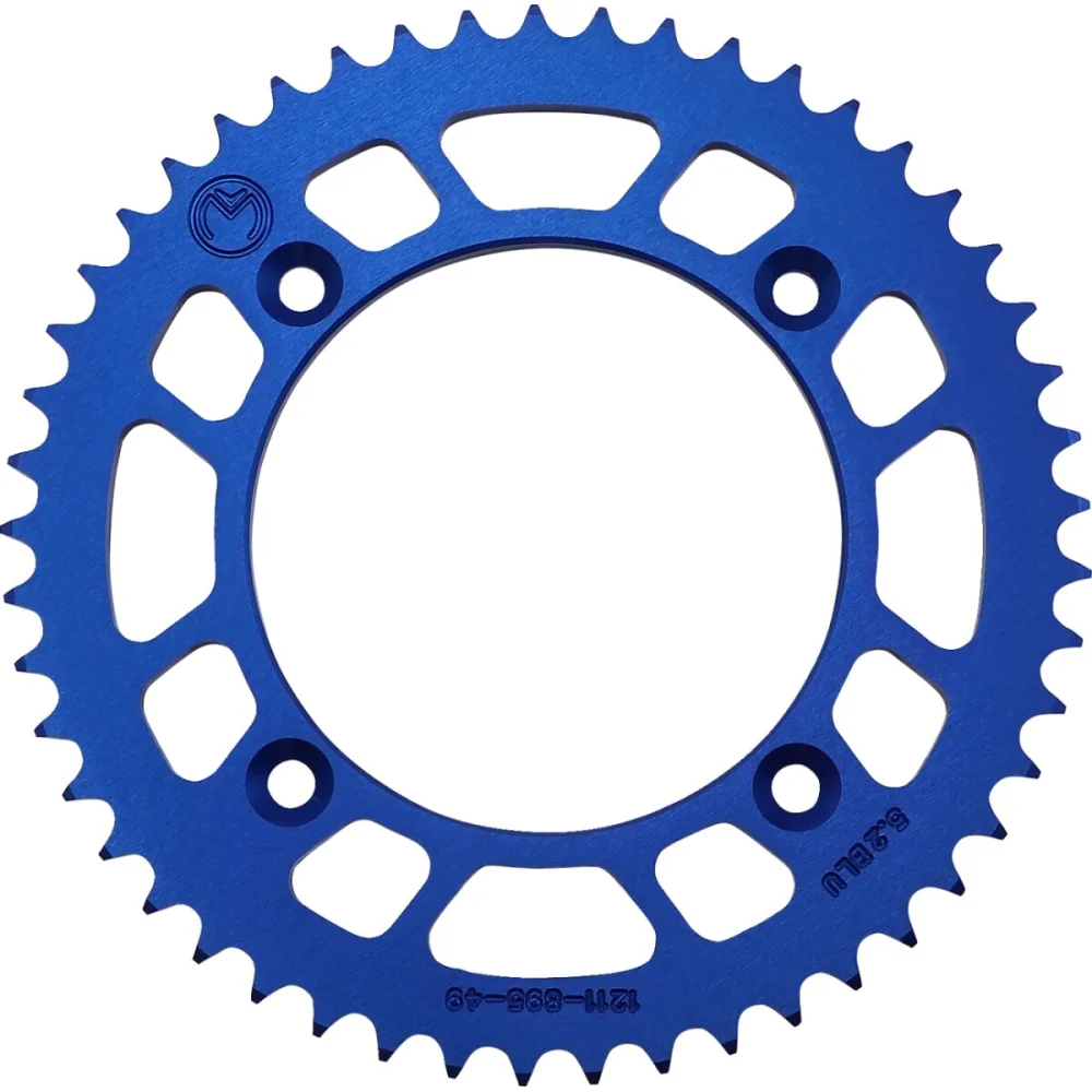 Corona Posteriore In Alluminio 49 Denti Catena 428 Blue Moose Offroad Hard Parts
