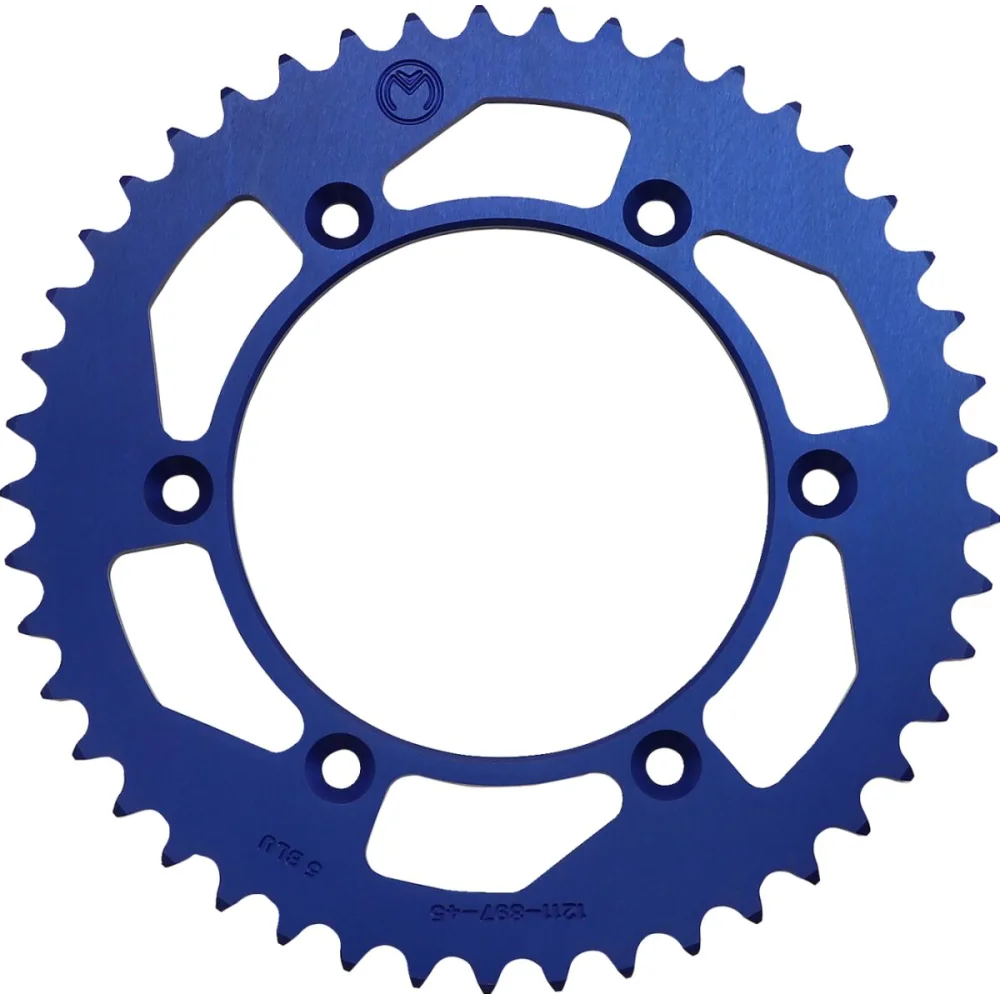 Corona Posteriore In Alluminio 45 Denti Catena 520 Blue Moose Offroad Hard Parts