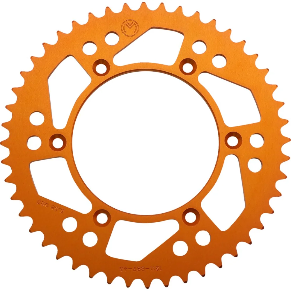 Corona Posteriore In Alluminio 48 Denti Catena 520 Orange Moose Offroad Hard Parts