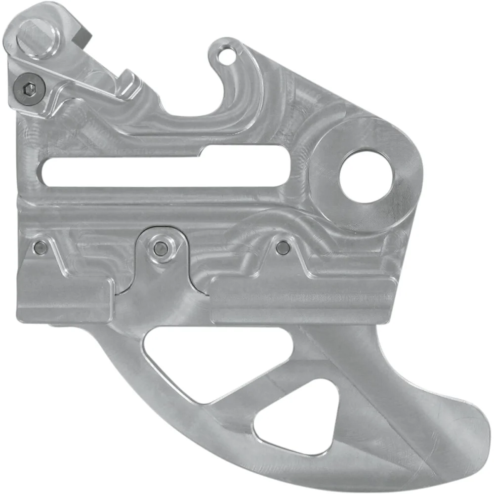 Paradisco Pro Shark Fin Con Supporto Freno Posteriore Aluminum Alloy Silver Moose Offroad Hard Parts - 2