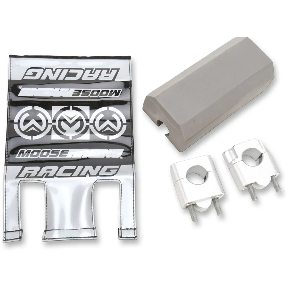 Kit Morsetto Manubrio Universale Aluminum Polished Moose Offroad Hard Parts - 1