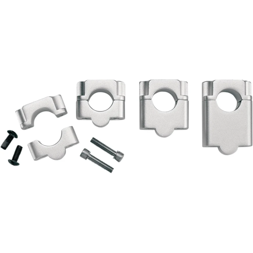 Kit Morsetto Manubrio Universale Aluminum Polished Moose Offroad Hard Parts - 1