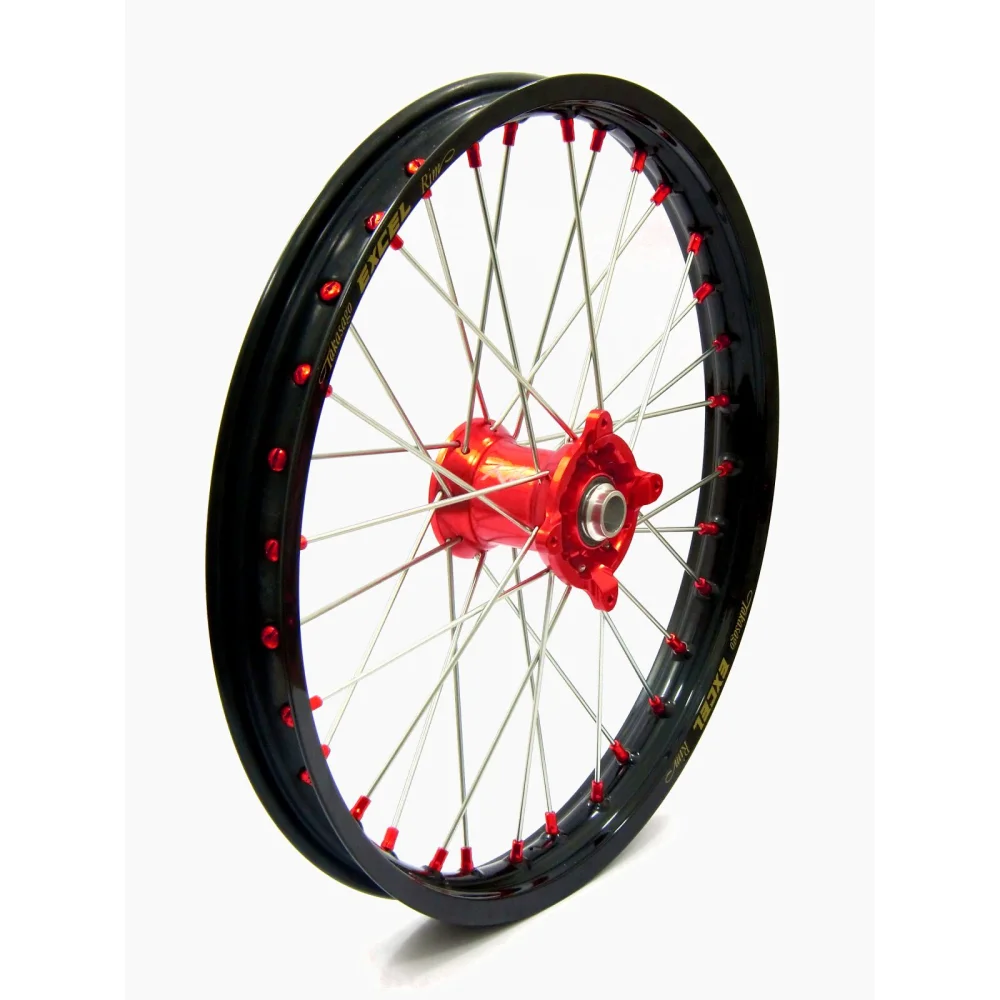 Cerchi Elite Mx En, Raggi Argento Posteriore Kite
