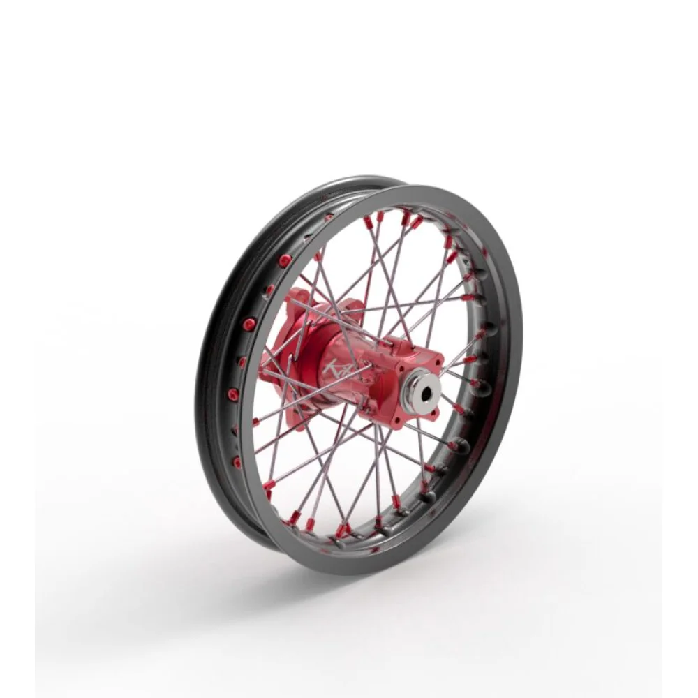 Cerchi Elite Mx En, Raggi Argento Posteriore Aluminum Kite - 1