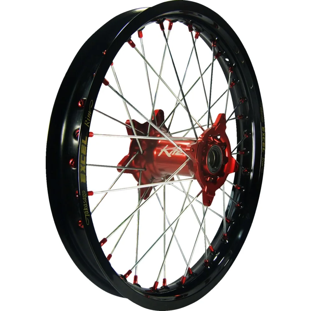 Cerchi Elite Mx En, Raggi Argento Posteriore Aluminum Kite - 2