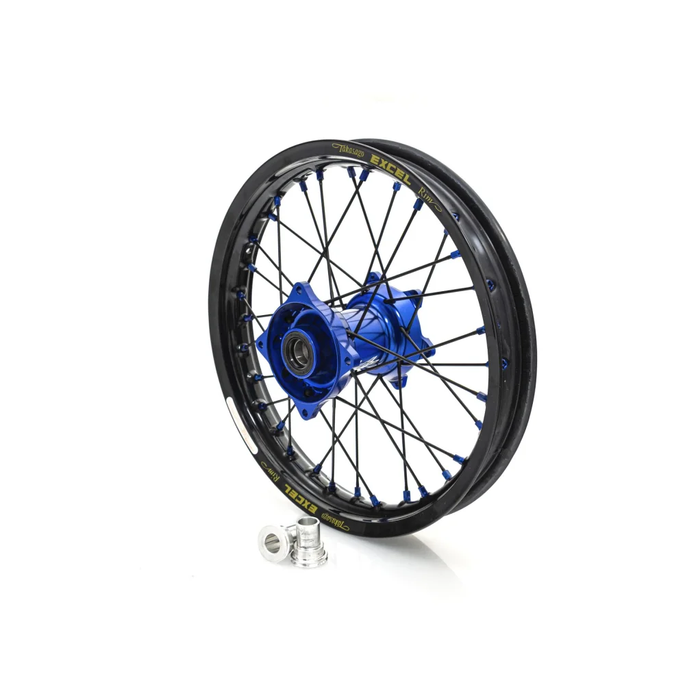 Cerchio Elite Mx En, Raggi Neri Posteriore Aluminum Black Kite