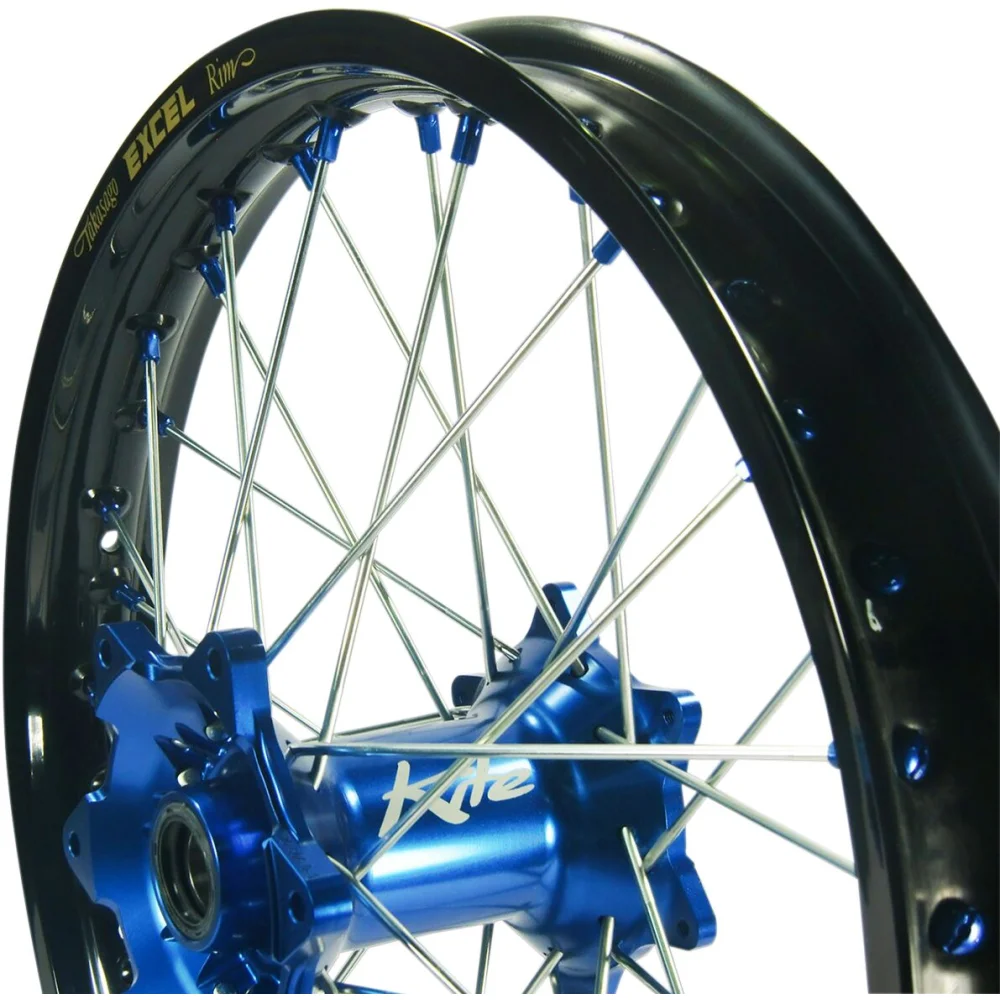 Cerchio Elite Mx En, Raggi Neri Posteriore Aluminum Black Kite - 2