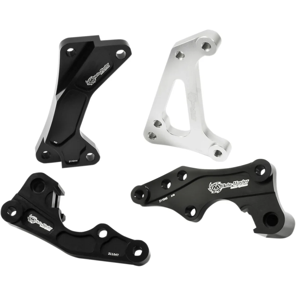 Staffa Adattatore Disco Racing Supermoto Anteriore Aluminum Black Moto Master