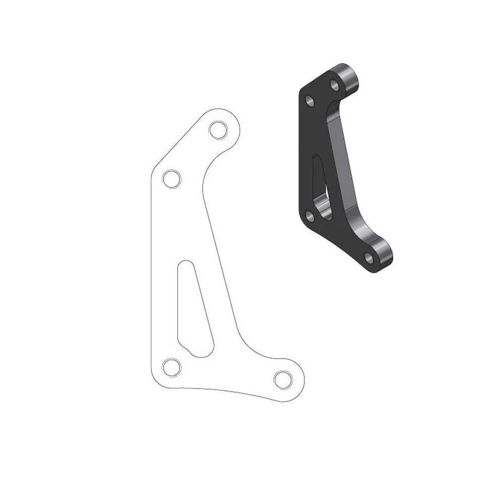 Staffa Adattatore Disco Racing Supermoto 320 Mm Black Moto Master