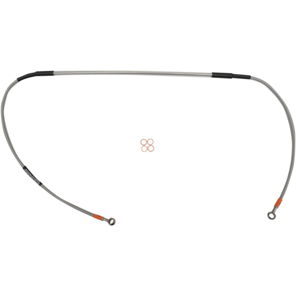 Tubo Freno In Acciaio Inossidabile Silver Moto Master - 1
