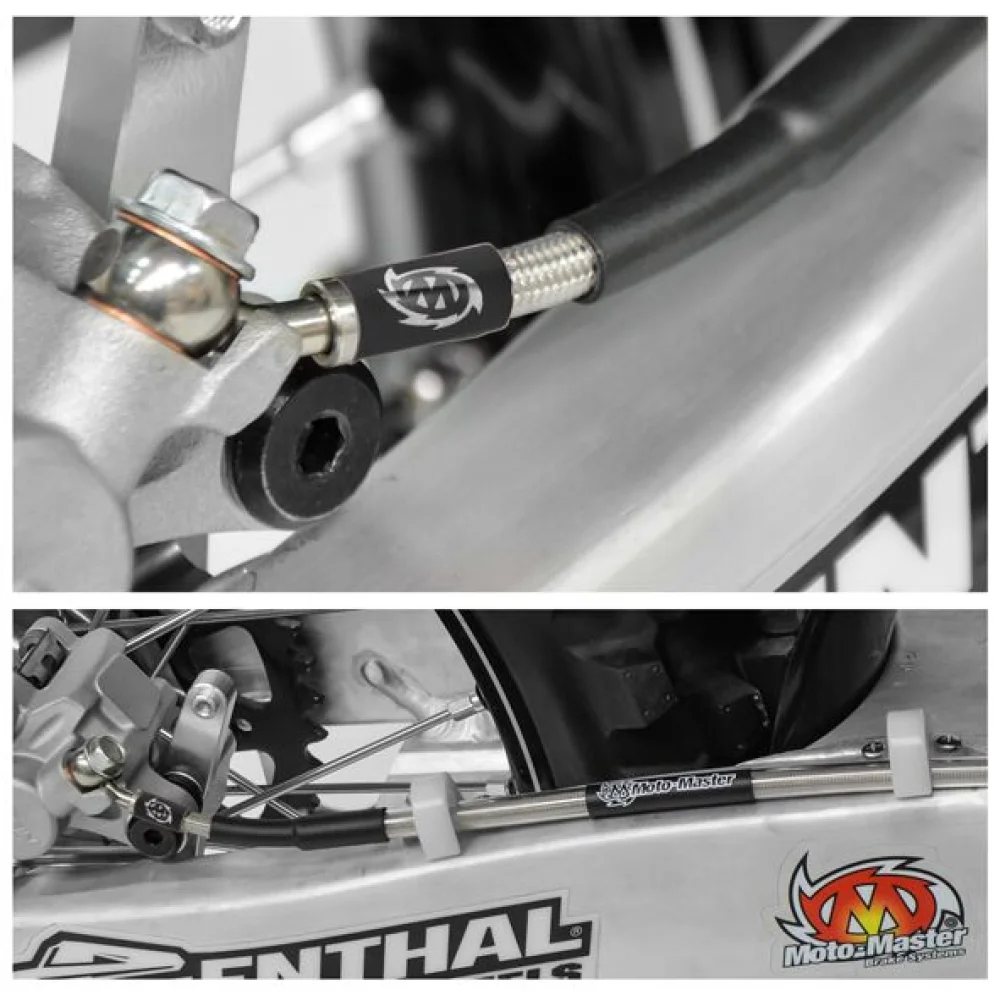 Tubo Freno In Acciaio Inossidabile Posteriore Moto Master