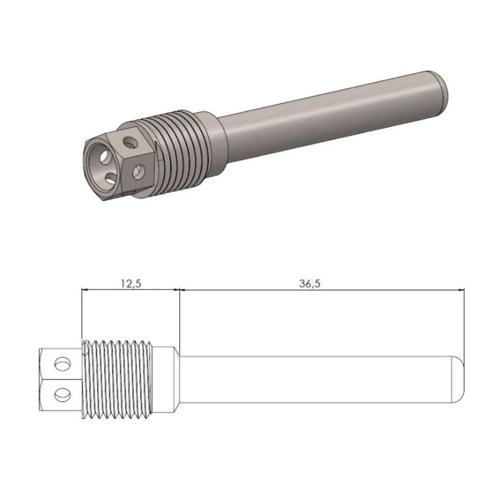 Perno Pastiglia Freno Anteriore Stainless Steel Moto Master