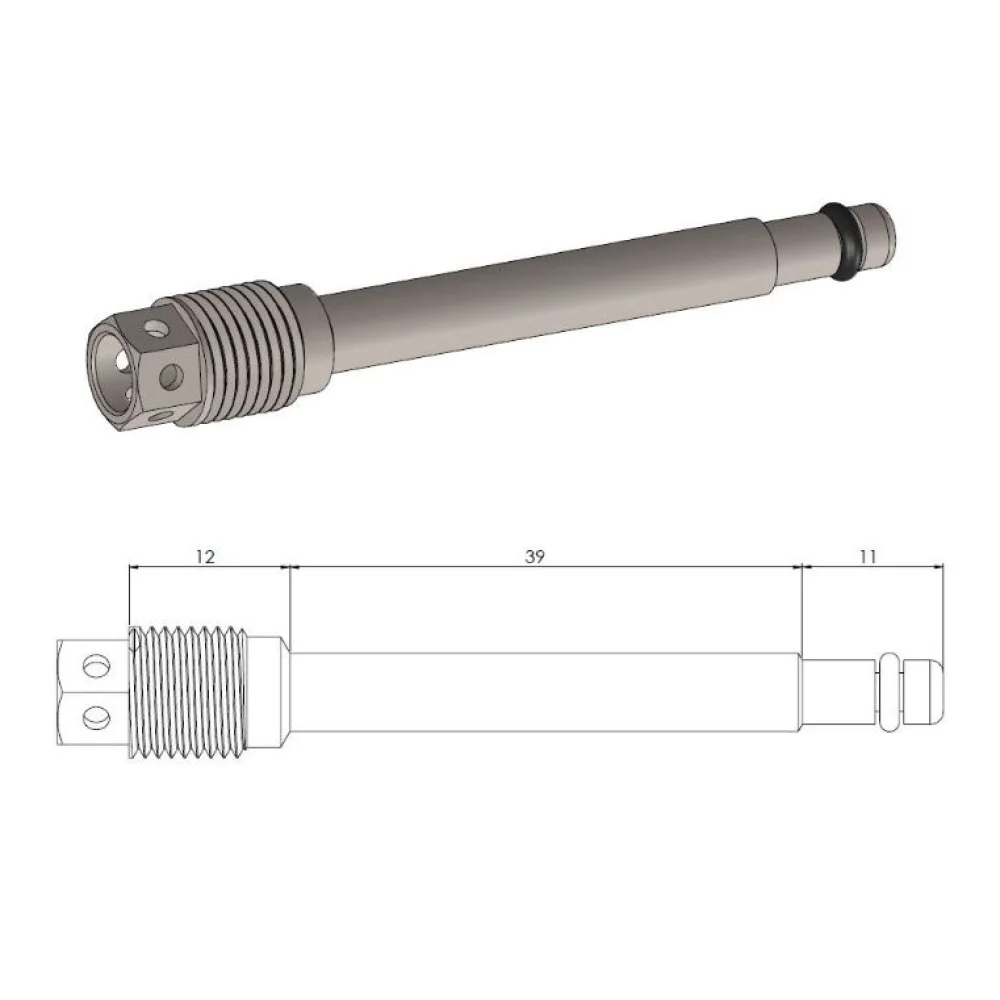 Perno Pastiglia Freno Posteriore Stainless Steel Moto Master