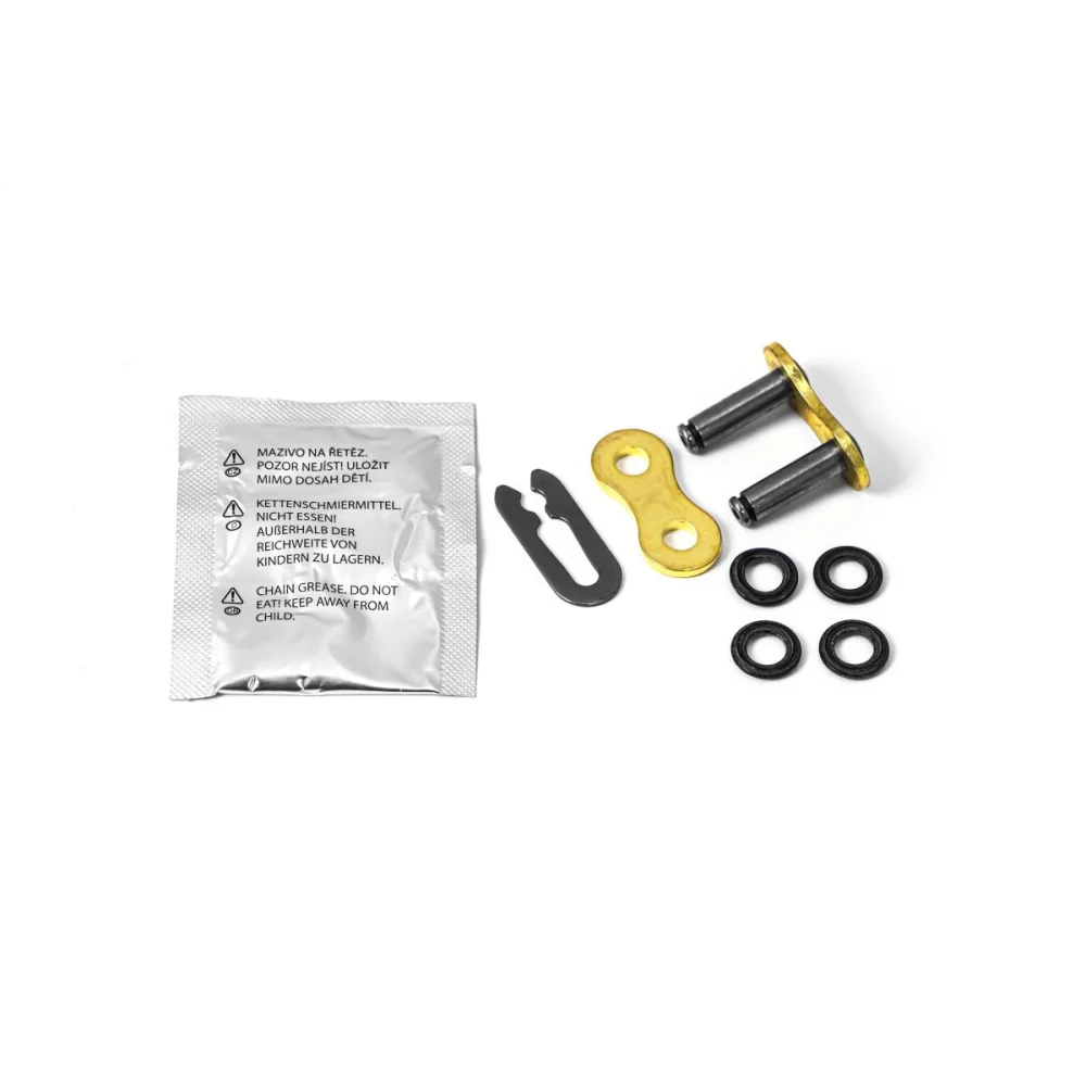 Maglia Catena Di Trasmissione Gpx 520 Catena 520 Carbon Alloy Steel Gold Moto Master