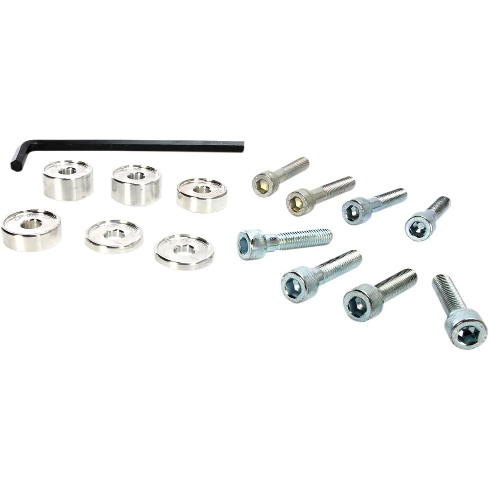 Kit Rialzo Manubrio 6061 T6 Aluminum Chrome Moose Offroad Hard Parts