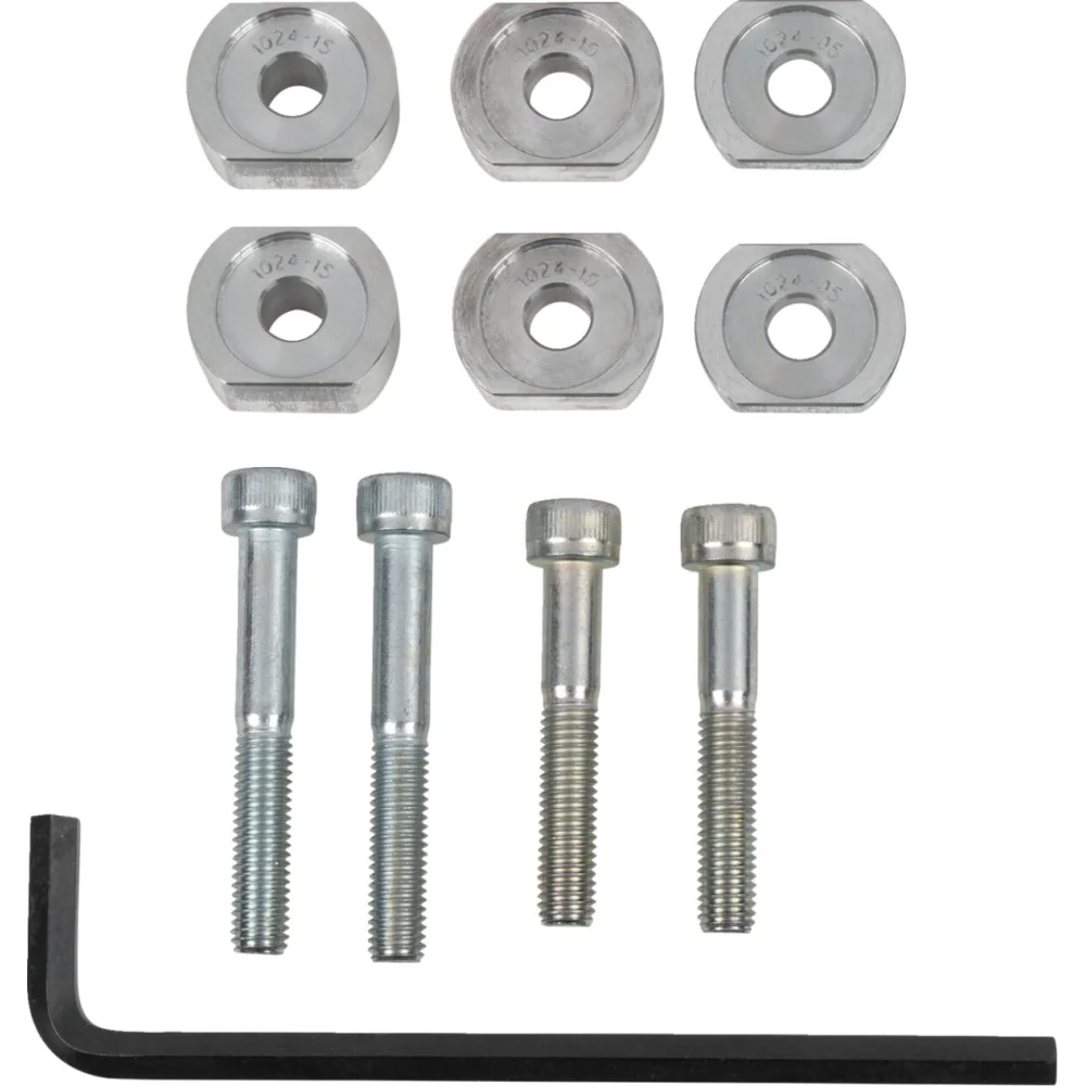 Kit Rialzo Manubrio 6061 T6 Aluminum Chrome Moose Offroad Hard Parts