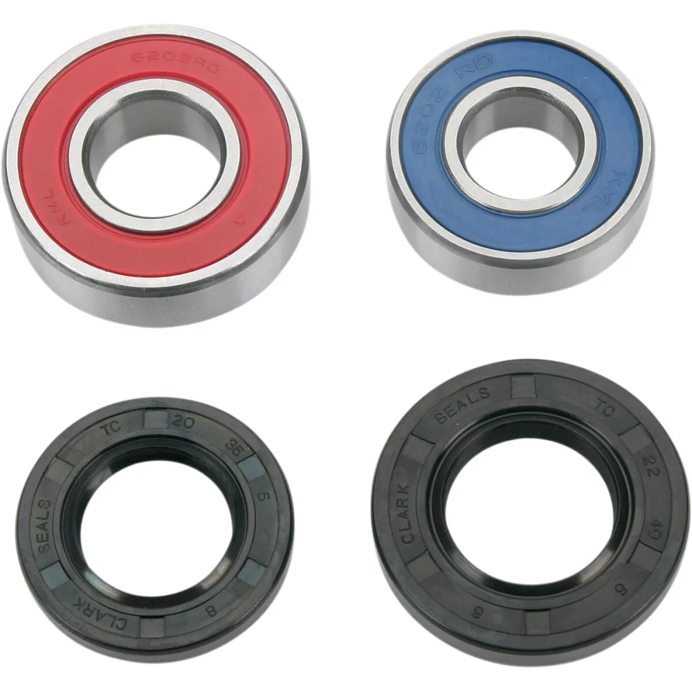 Kit Cuscinetti Ruota Anteriore Nitrile Elastomer Moose Offroad Hard Parts