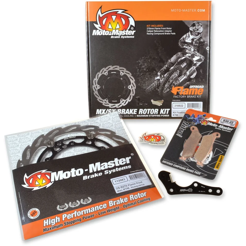 Kit Freno A Disco Flottante Flame Oversize 270Mm 270 Mm Anteriore Sinistro Moto Master