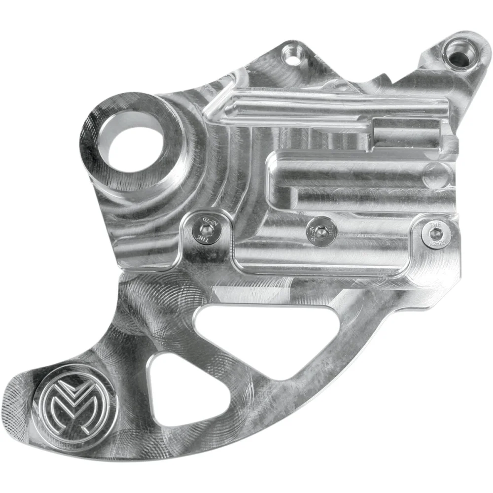 Paradisco Pro Shark Fin Con Supporto Freno Posteriore Aluminum Alloy Silver Moose Offroad Hard Parts - 1