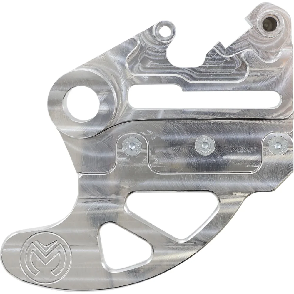 Paradisco Pro Shark Fin Con Supporto Freno Posteriore Aluminum Alloy Silver Moose Offroad Hard Parts - 1