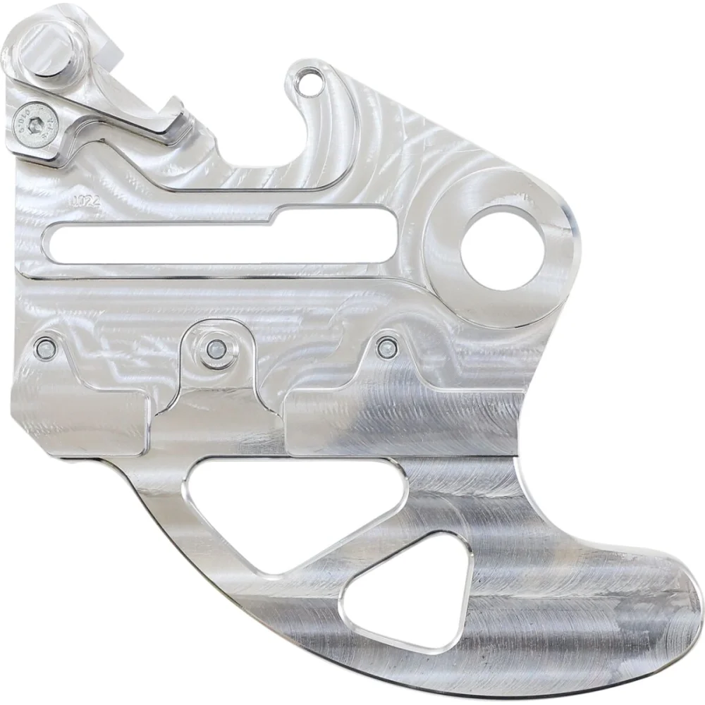 Paradisco Pro Shark Fin Con Supporto Freno Posteriore Aluminum Alloy Silver Moose Offroad Hard Parts - 2