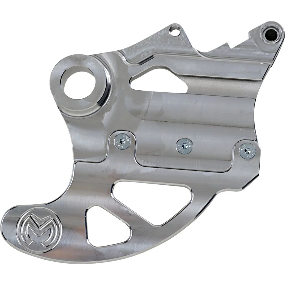 Paradisco Pro Shark Fin Con Supporto Freno Posteriore Aluminum Alloy Silver Moose Offroad Hard Parts - 2