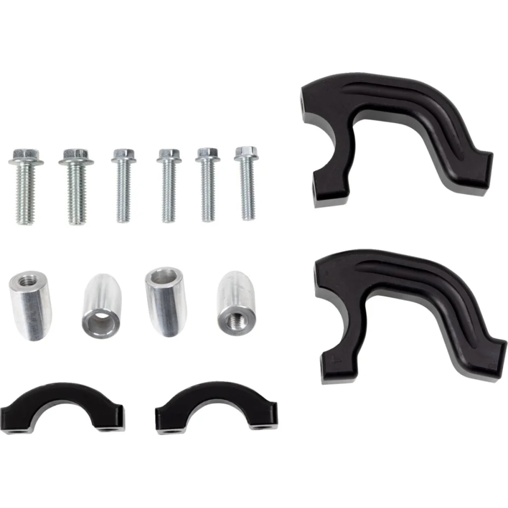 Deflettori Evo2 Per Proteggere Dai Detriti Con Set Di Morsetti Conici Black Moose Offroad Hard Parts - 2