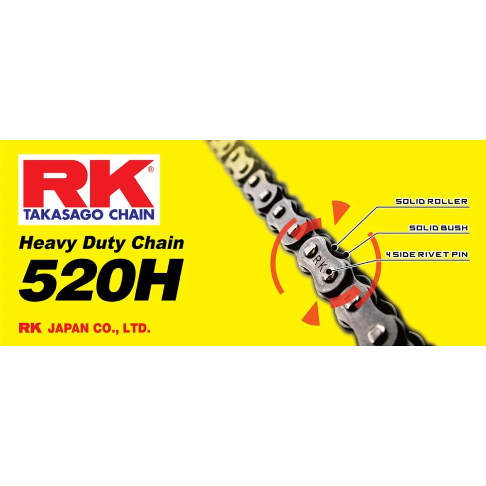 Catena Heavy Duty (H) M520H Catena 520 Carbon Alloy Steel Natural Rk - 3