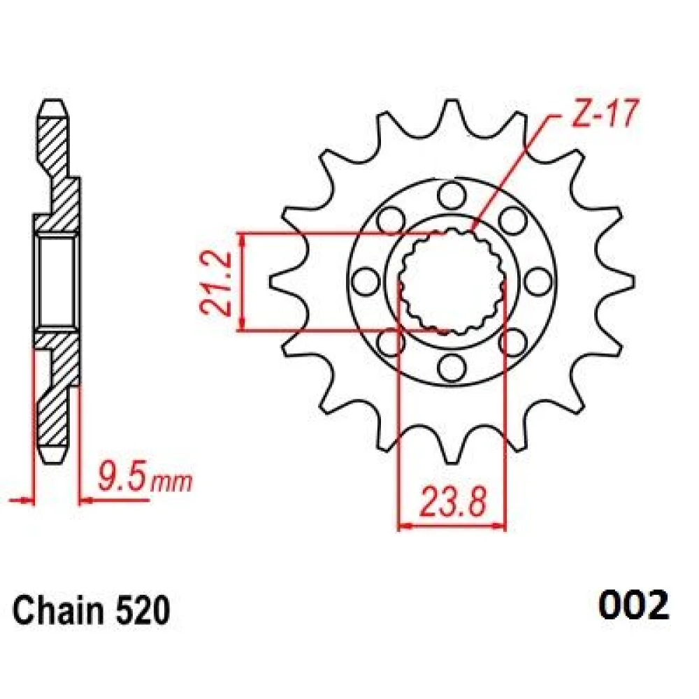 Pignone Anteriore Ultraleggero In Acciaio Moto Master - 3