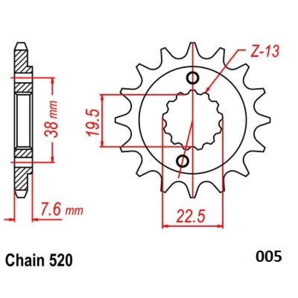 pignone-anteriore-moto-master-610051115 - 2