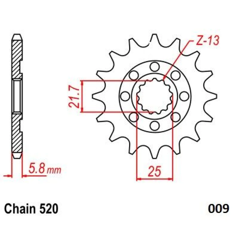 pignone-anteriore-moto-master-610091213 - 3
