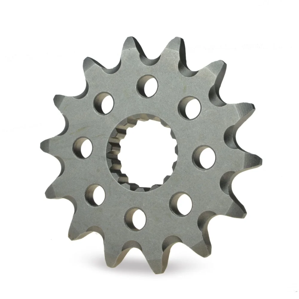 Pignone Anteriore Ultraleggero In Acciaio 12 Denti Catena 520 Natural Moto Master - 2
