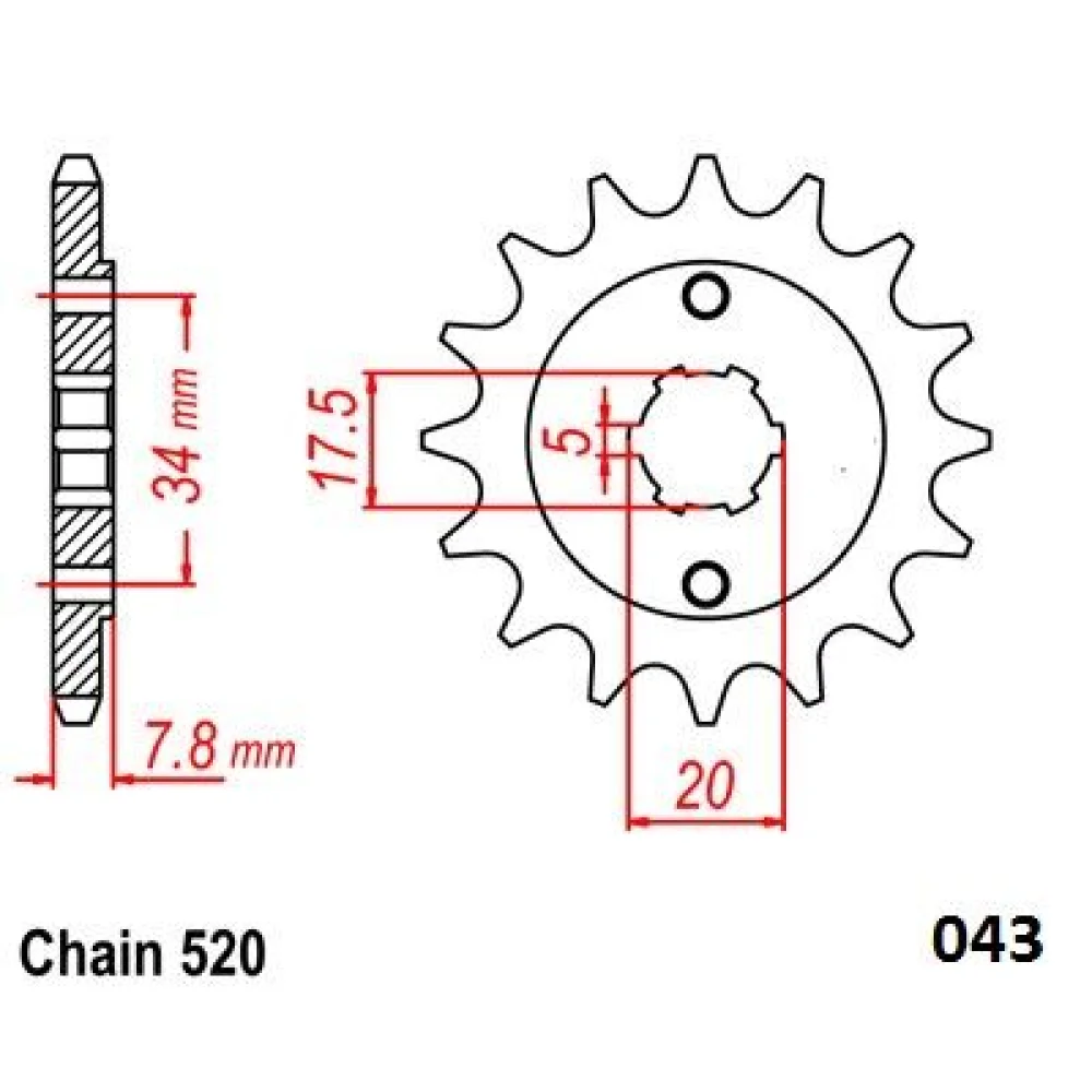 Pignone Anteriore Moto Master - 3