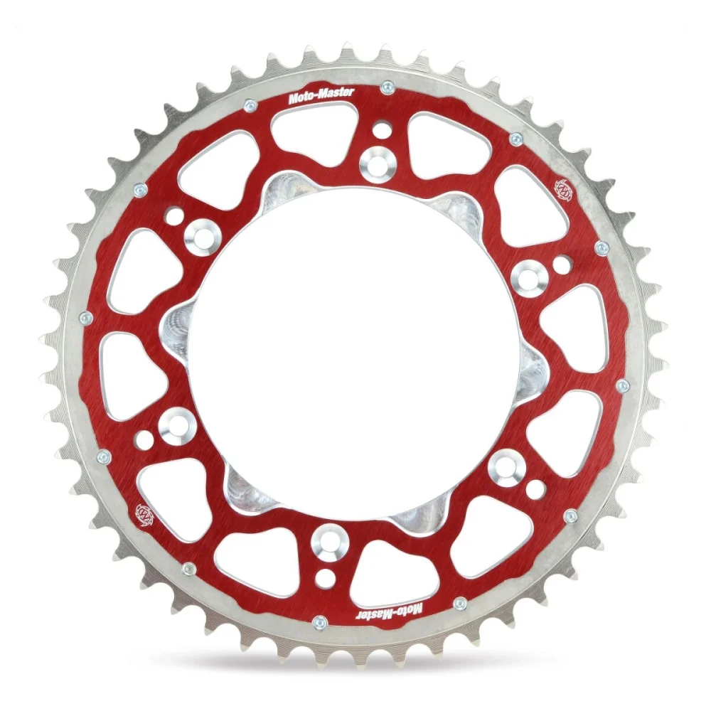 Corona A Doppio Profilo Fusion 48 Denti Catena 520 Red Moto Master - 1