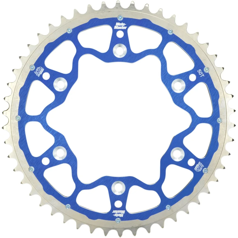Corona A Doppio Profilo Fusion 49 Denti Catena 428 Blue Moto Master