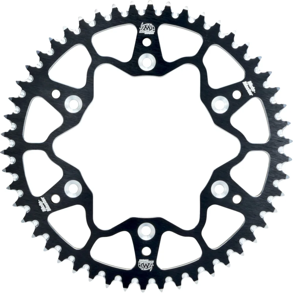 Corona Posteriore In Alluminio 7075 48 Denti Catena 520 Black Moto Master