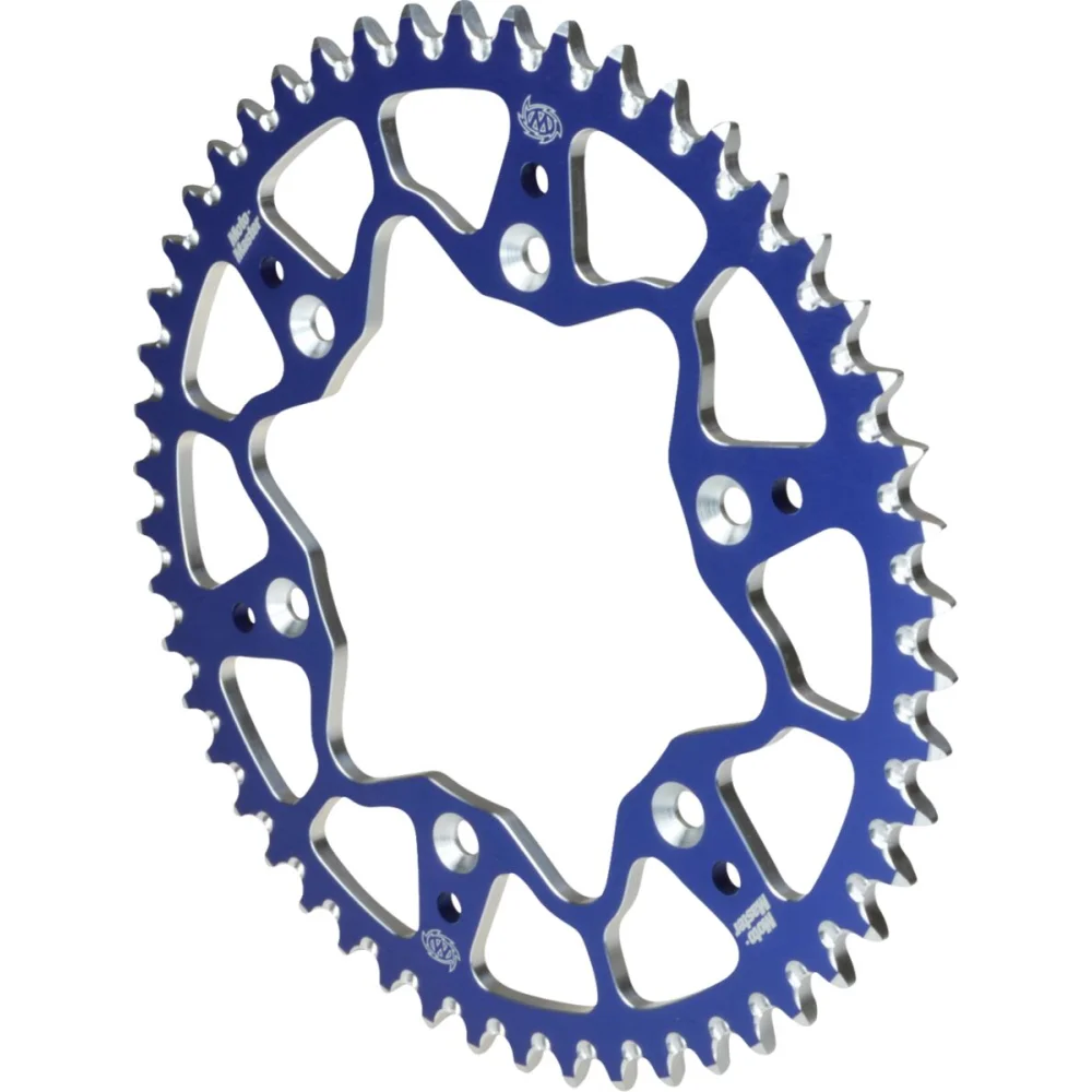 Corona Posteriore In Alluminio 7075 48 Denti Catena 520 Blue Moto Master - 2