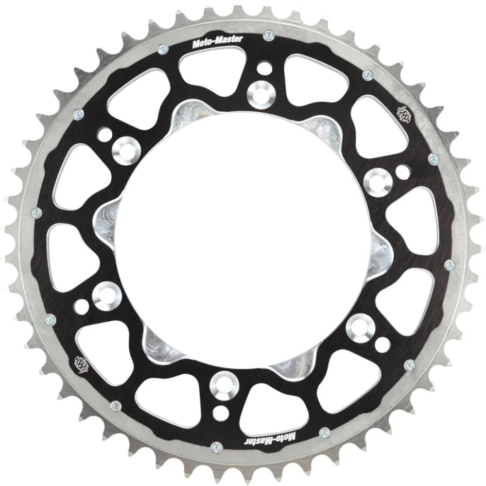 Fusion Series Corona Posteriore Dual Ring 48 Denti Catena 520 Black Moto Master