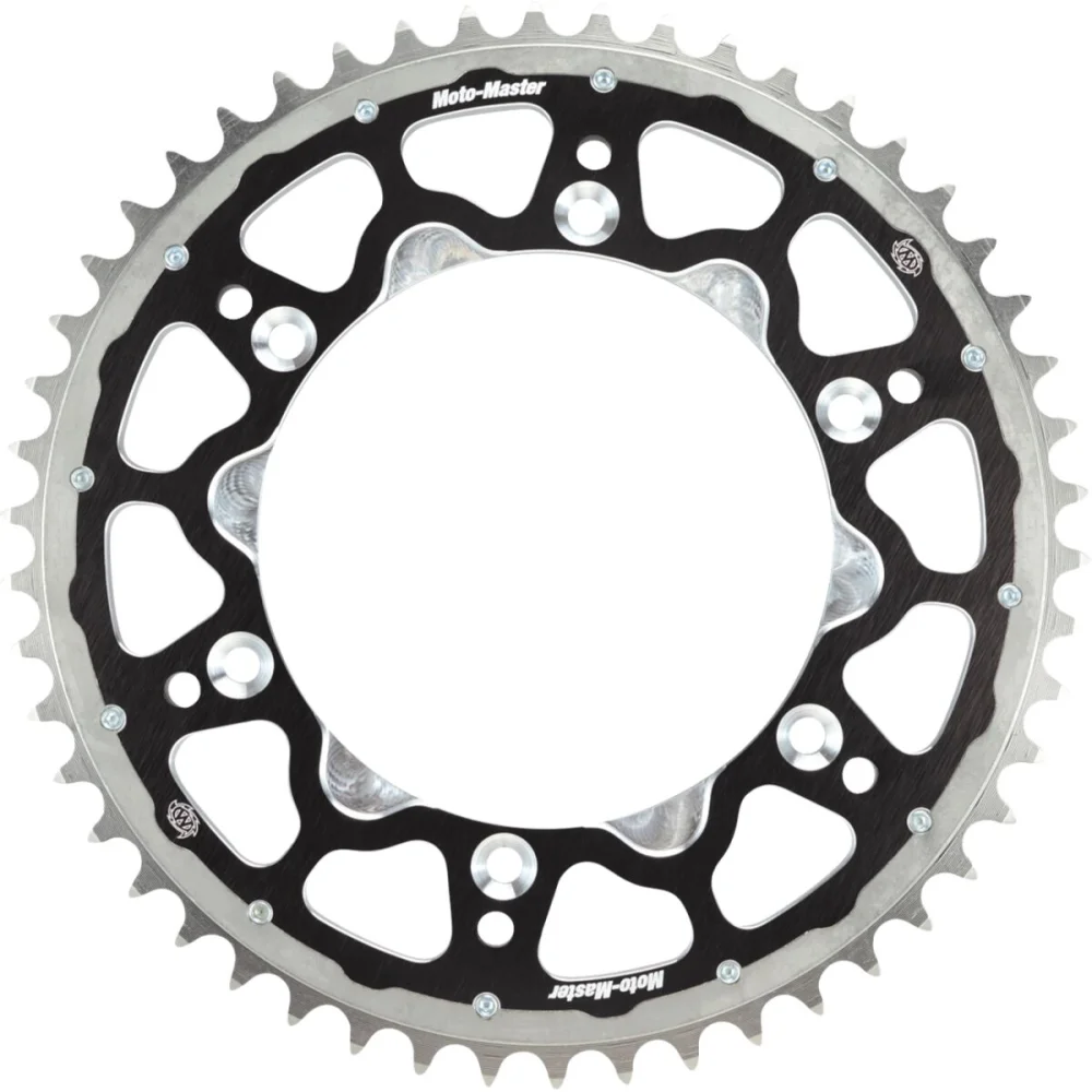 Fusion Series Corona Posteriore Dual Ring 52 Denti Catena 520 Black Moto Master