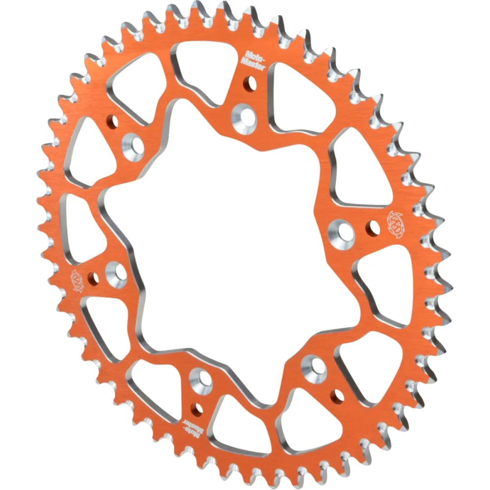Corona Posteriore In Alluminio 7075 50 Denti Catena 420 Orange Moto Master - 2