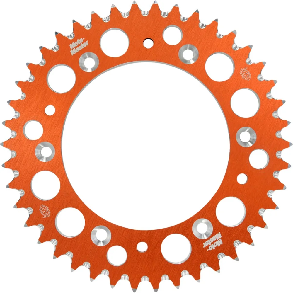 Corona Posteriore In Alluminio 7075 40 Denti Catena 415 Orange Moto Master