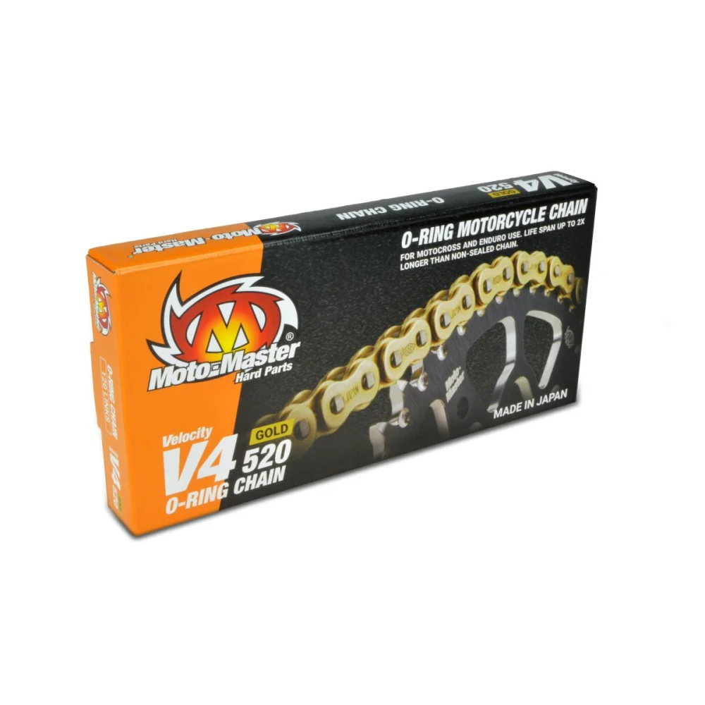 Catena Di Trasmissione V4 520 Catena 520 Steel Gold Moto Master