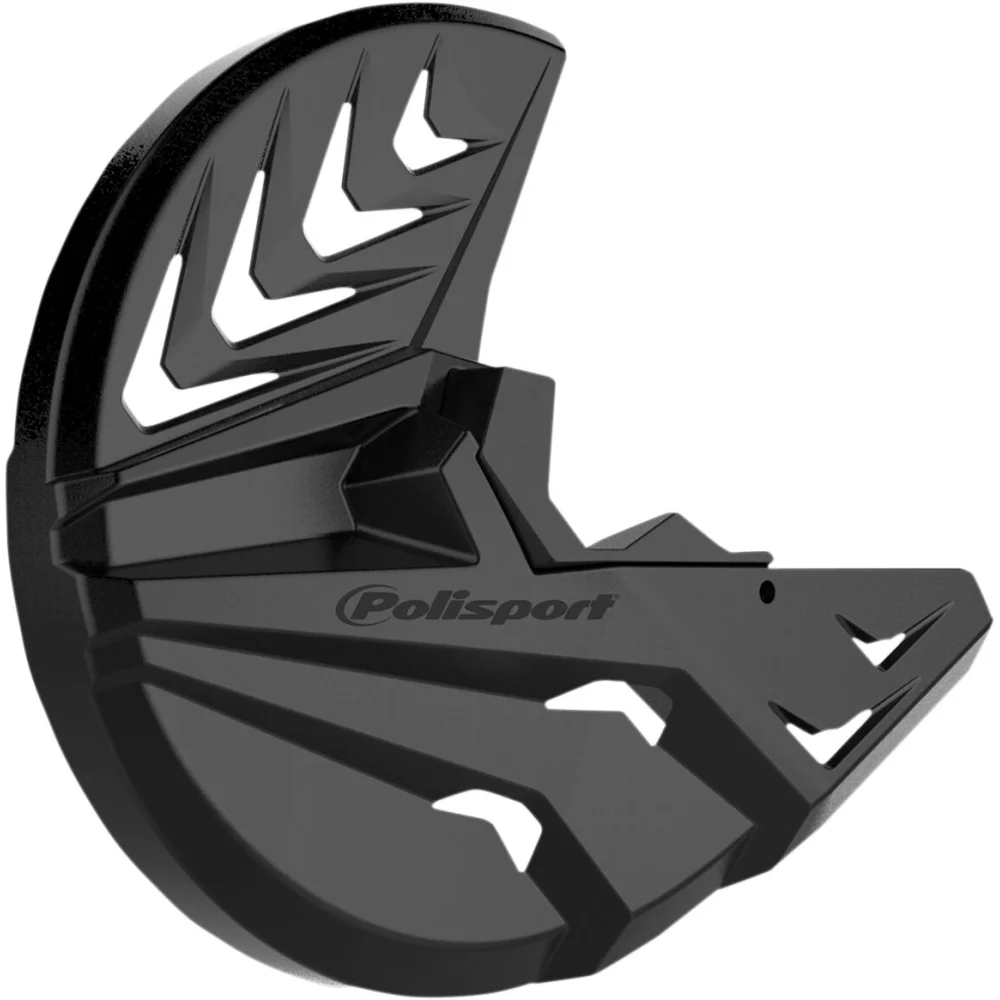 Protezione Per Disco Freno E Parte Inferiore Forcella Black Polisport