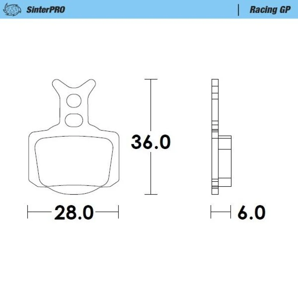 Pasticche Freno Racing Gp Sinterpro Offroad Sintered Metal Moto Master - 1