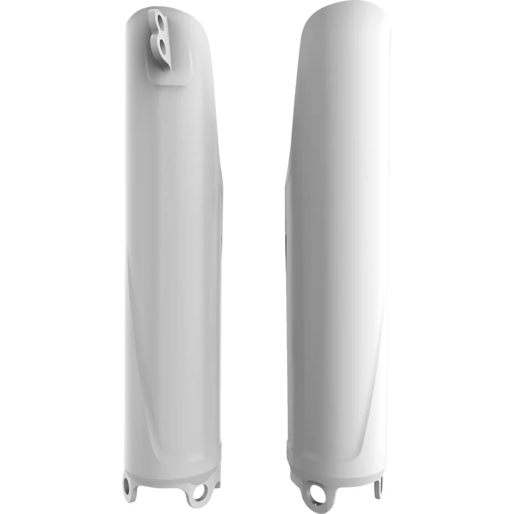 Copertura Protezione Forcella Plastic White Polisport - 2
