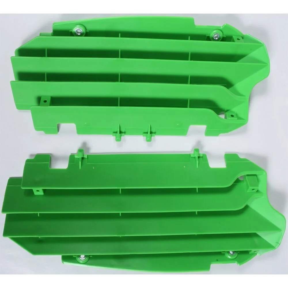 Griglie Radiatore Per Kawasaki Plastic Green Polisport