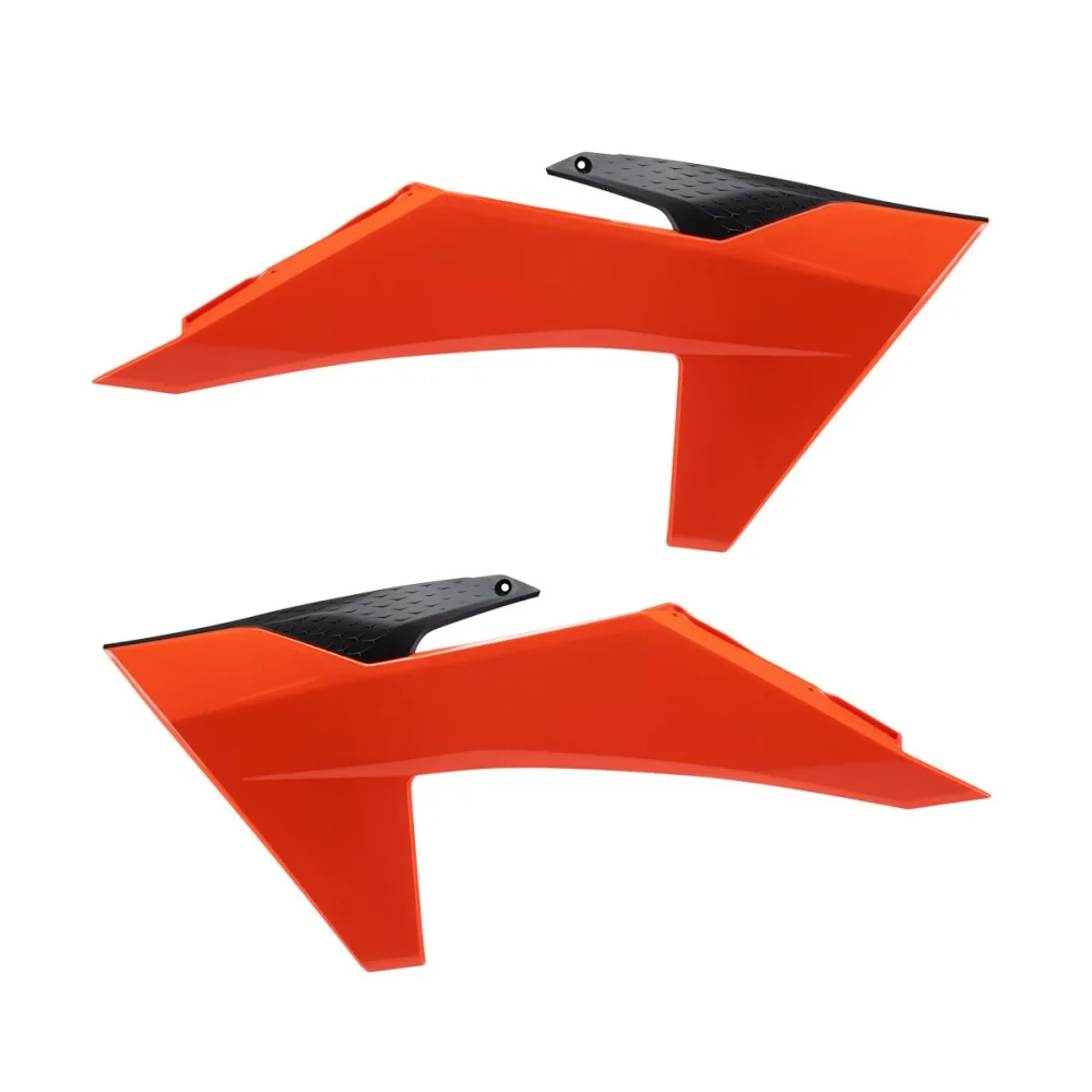Coperture Radiatore Per Ktm Abs Plastic Orange/Black Polisport